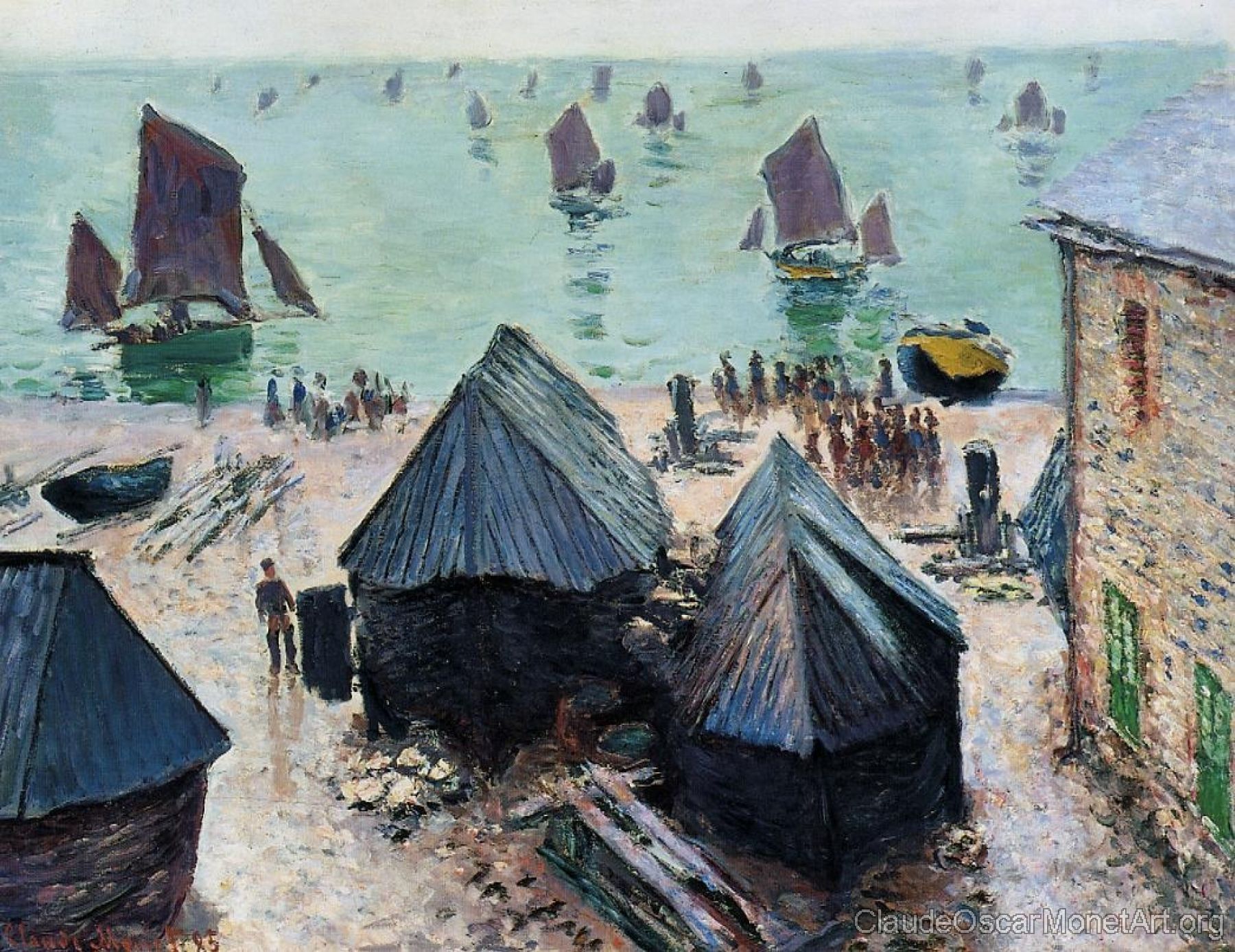 The Departure of the Boats, Etretat